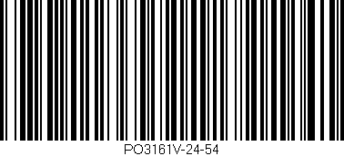 Código de barras (EAN, GTIN, SKU, ISBN): 'PO3161V-24-54'