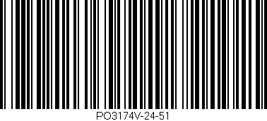 Código de barras (EAN, GTIN, SKU, ISBN): 'PO3174V-24-51'