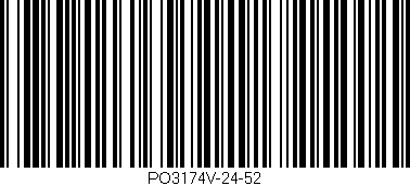 Código de barras (EAN, GTIN, SKU, ISBN): 'PO3174V-24-52'