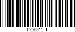 Código de barras (EAN, GTIN, SKU, ISBN): 'PO8812-1'