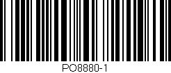 Código de barras (EAN, GTIN, SKU, ISBN): 'PO8880-1'