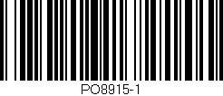 Código de barras (EAN, GTIN, SKU, ISBN): 'PO8915-1'