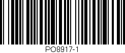 Código de barras (EAN, GTIN, SKU, ISBN): 'PO8917-1'