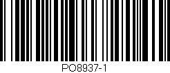 Código de barras (EAN, GTIN, SKU, ISBN): 'PO8937-1'