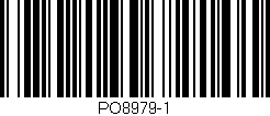 Código de barras (EAN, GTIN, SKU, ISBN): 'PO8979-1'