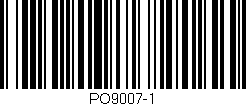 Código de barras (EAN, GTIN, SKU, ISBN): 'PO9007-1'