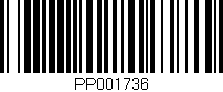 Código de barras (EAN, GTIN, SKU, ISBN): 'PP001736'