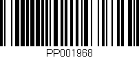 Código de barras (EAN, GTIN, SKU, ISBN): 'PP001968'