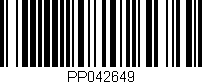 Código de barras (EAN, GTIN, SKU, ISBN): 'PP042649'