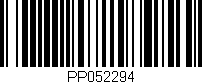 Código de barras (EAN, GTIN, SKU, ISBN): 'PP052294'