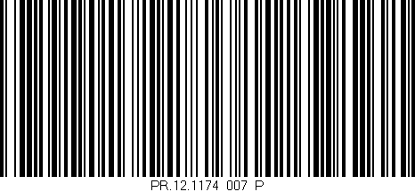 Código de barras (EAN, GTIN, SKU, ISBN): 'PR.12.1174_007_P'