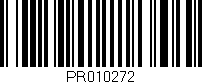 Código de barras (EAN, GTIN, SKU, ISBN): 'PR010272'