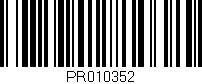 Código de barras (EAN, GTIN, SKU, ISBN): 'PR010352'