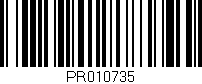 Código de barras (EAN, GTIN, SKU, ISBN): 'PR010735'