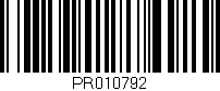 Código de barras (EAN, GTIN, SKU, ISBN): 'PR010792'
