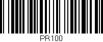 Código de barras (EAN, GTIN, SKU, ISBN): 'PR100'