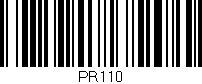 Código de barras (EAN, GTIN, SKU, ISBN): 'PR110'