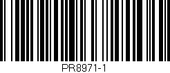 Código de barras (EAN, GTIN, SKU, ISBN): 'PR8971-1'