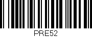 Código de barras (EAN, GTIN, SKU, ISBN): 'PRE52'