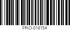 Código de barras (EAN, GTIN, SKU, ISBN): 'PRO-018154'