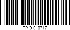 Código de barras (EAN, GTIN, SKU, ISBN): 'PRO-018717'