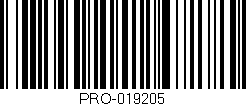 Código de barras (EAN, GTIN, SKU, ISBN): 'PRO-019205'