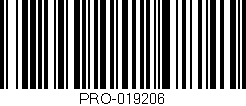 Código de barras (EAN, GTIN, SKU, ISBN): 'PRO-019206'