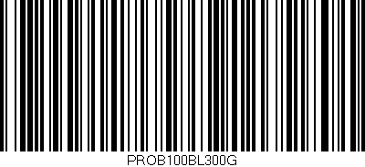 Código de barras (EAN, GTIN, SKU, ISBN): 'PROB100BL300G'