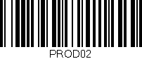 Código de barras (EAN, GTIN, SKU, ISBN): 'PROD02'