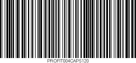 Código de barras (EAN, GTIN, SKU, ISBN): 'PROFIT004CAPS120'