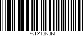 Código de barras (EAN, GTIN, SKU, ISBN): 'PRTXT3NJM'