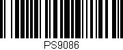 Código de barras (EAN, GTIN, SKU, ISBN): 'PS9086'