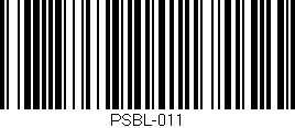 Código de barras (EAN, GTIN, SKU, ISBN): 'PSBL-011'