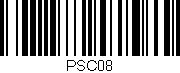 Código de barras (EAN, GTIN, SKU, ISBN): 'PSC08'