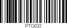 Código de barras (EAN, GTIN, SKU, ISBN): 'PTG032'