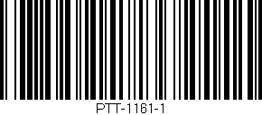 Código de barras (EAN, GTIN, SKU, ISBN): 'PTT-1161-1'