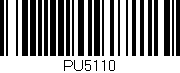 Código de barras (EAN, GTIN, SKU, ISBN): 'PU5110'