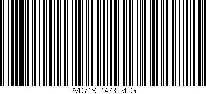 Código de barras (EAN, GTIN, SKU, ISBN): 'PVD71S_1473_M/G'