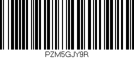 Código de barras (EAN, GTIN, SKU, ISBN): 'PZM5GJY9R'