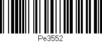 Código de barras (EAN, GTIN, SKU, ISBN): 'Pe3552'