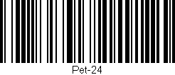 Código de barras (EAN, GTIN, SKU, ISBN): 'Pet-24'