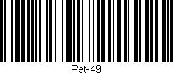 Código de barras (EAN, GTIN, SKU, ISBN): 'Pet-49'