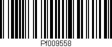 Código de barras (EAN, GTIN, SKU, ISBN): 'Pf009558'