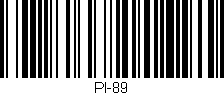 Código de barras (EAN, GTIN, SKU, ISBN): 'Pl-89'