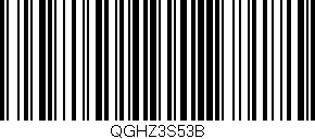 Código de barras (EAN, GTIN, SKU, ISBN): 'QGHZ3S53B'