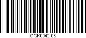 Código de barras (EAN, GTIN, SKU, ISBN): 'QGK0042-05'