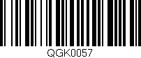 Código de barras (EAN, GTIN, SKU, ISBN): 'QGK0057'