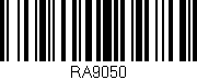 Código de barras (EAN, GTIN, SKU, ISBN): 'RA9050'