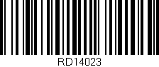 Código de barras (EAN, GTIN, SKU, ISBN): 'RD14023'