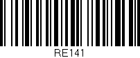Código de barras (EAN, GTIN, SKU, ISBN): 'RE141'